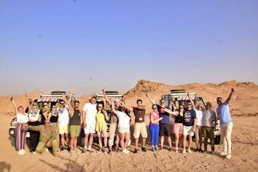 4×4-tour met zachte wandelervaring en BBQ vanuit Sharm El Sheikh